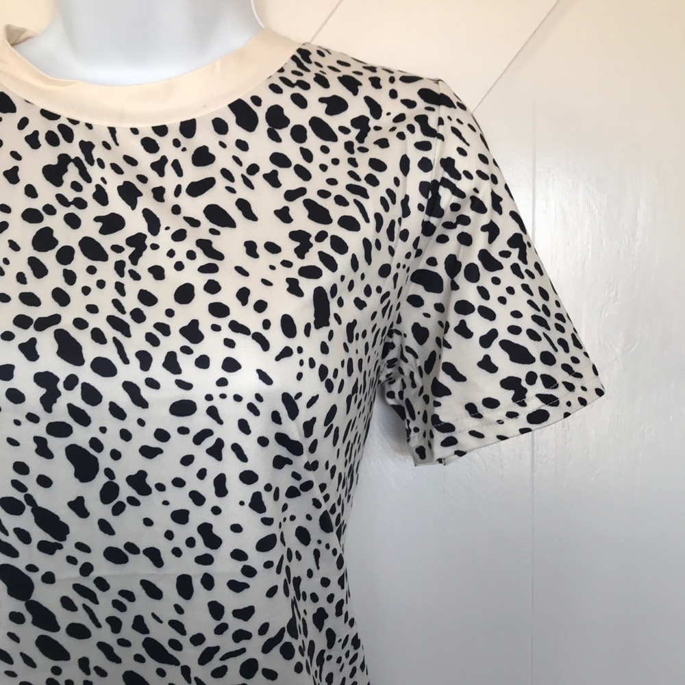 Leopard print short sleeve top - Picture 3 of 5